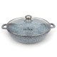 Garnek marmurowy Zilner ZL-7069 Wok 3,3L 28cm do smażenia i duszenia potraw