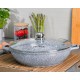 Garnek marmurowy Zilner ZL-7069 Wok 3,3L 28cm do smażenia i duszenia potraw