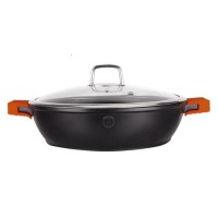 Гарячий традиційний каструля Berlinger Haus Granit Diamond 3л / 28см BH-1109 для приготування їжі