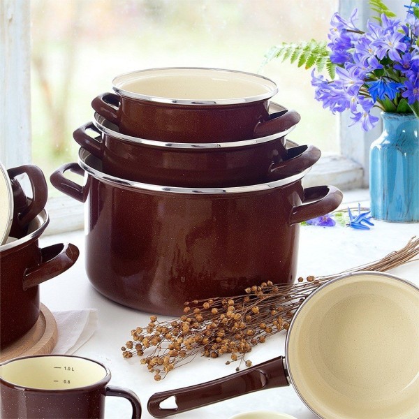 Емальований каструля Orion 113333 (22 см, 4 л)