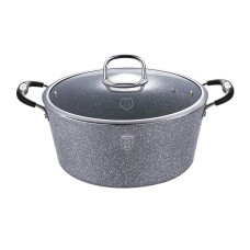 Garnek Berlinger Haus BH-1153-N 6.3L 28cm Stone Touch Szary do gotowania codziennego