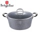 Garnek Berlinger Haus BH-1153-N 6.3L 28cm Stone Touch Szary do gotowania codziennego