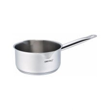 Garnek stalowy KiNGHOFF KH-1126 2.1L 18cm z podwójną wylewką do gotowania i podgrzewania