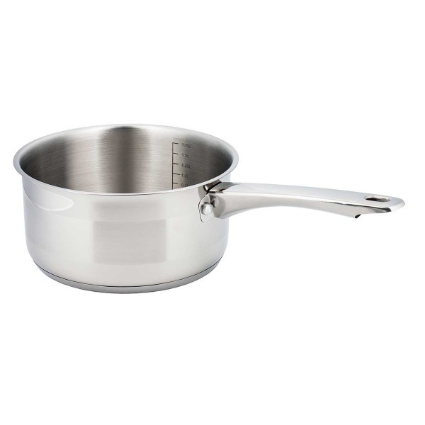 Garnek Kinghoff KH-4322 Rondel stal nierdzewna 14 cm z pokrywką, idealny do gotowania sosów i zup