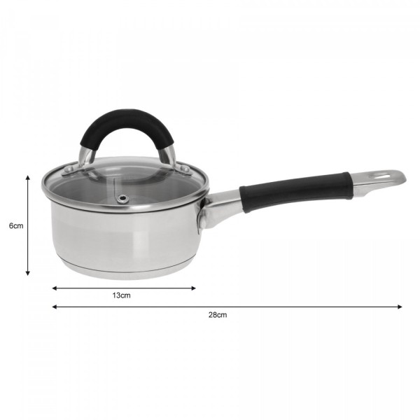 маленька каструля (рондель) Kinghoff KH-1253 (0.5 л, 12 см)