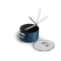 Рондель JJ, модель 23 cm, зі складаною ручкою та кришкою — для приготування на плиті