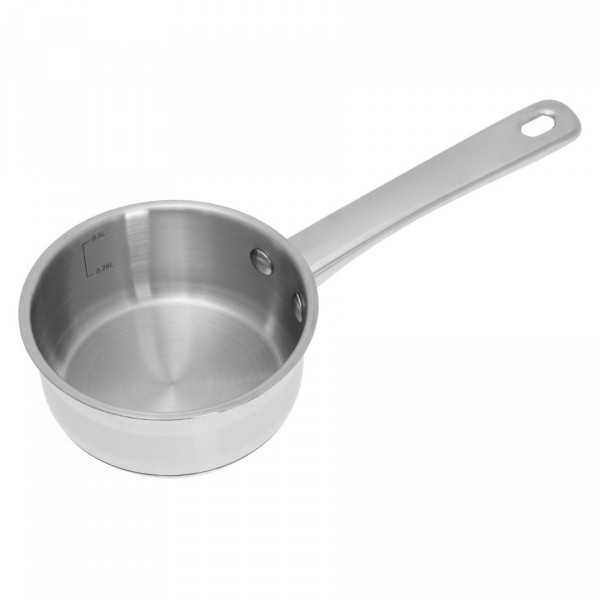 Garnek stal nierdzewna KiNGHOFF KH-4321 z pokrywką 12 cm, idealny do gotowania i duszenia