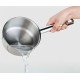 Garnki z wylewką Zilner ZL-6112 rondel stalowy 1.0L 14cm do gotowania i podgrzewania