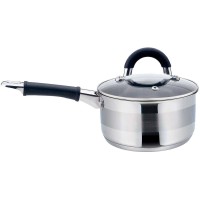 Garnki KingHoff KH-1256 rondel stalowy 2.1L 18cm z pokrywką do gotowania i podgrzewania
