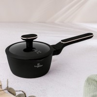 Кухонний ковш BerlingerHaus BH-8350 Black Rose Collection, 16 см з кришкою для варіння та соусів