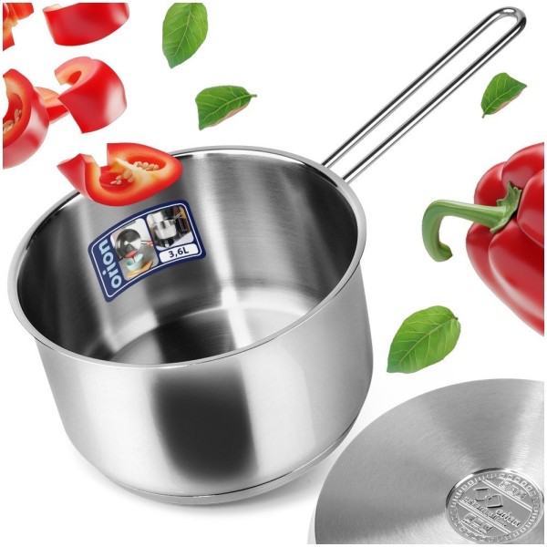 Каструля Anett ORION 113304, Rondel 20 см (3.6 л) — сталева для індукції, під соуси й супи