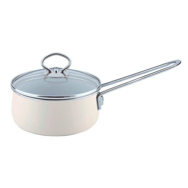 Каструля з кришкою Riess Avorio 1 л, 16 см – для приготування соусів і невеликих страв
