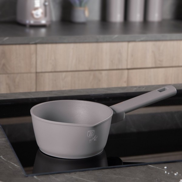Каструля BerlingerHaus Taupe BH-8087, 16 см для приготування соусів і супів