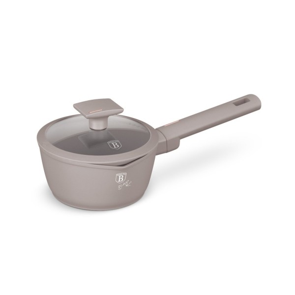 Рондель BerlingerHaus Taupe BH-8088 16 см з кришкою для приготування соусів і страв