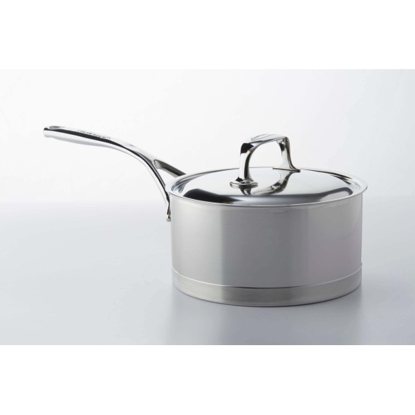 Каструля Demeyere Atlantis 7 із кришкою 2.2 л для приготування соусів і невеликих страв