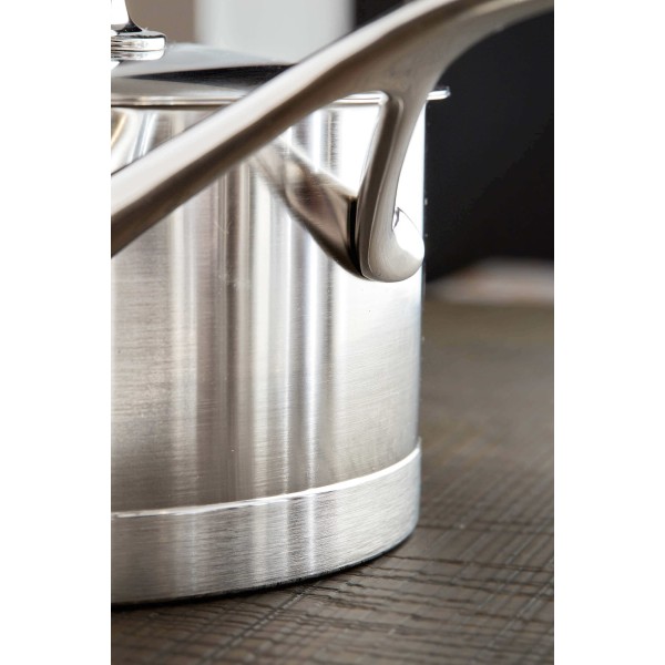 Каструля Demeyere Atlantis 7 із кришкою 2.2 л для приготування соусів і невеликих страв