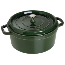 Garnek żeliwny Staub La Cocotte 6,7 l zielony do duszenia i pieczenia