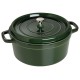 Гарячий посуд Staub La Cocotte круглий чавунний казанок 6,7 л для духовки зелений