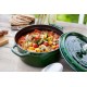 Гарячий посуд Staub La Cocotte круглий чавунний казанок 6,7 л для духовки зелений