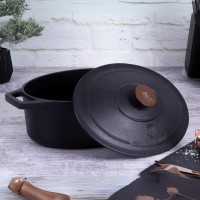 Глибока форма для запікання BerlingerHaus BH-6494 з чавуну 4.6 л для рівномірного приготування Глибока форма для запікання BerlingerHaus BH-6494 з чавуну 4.6 л для рівномірного приготування