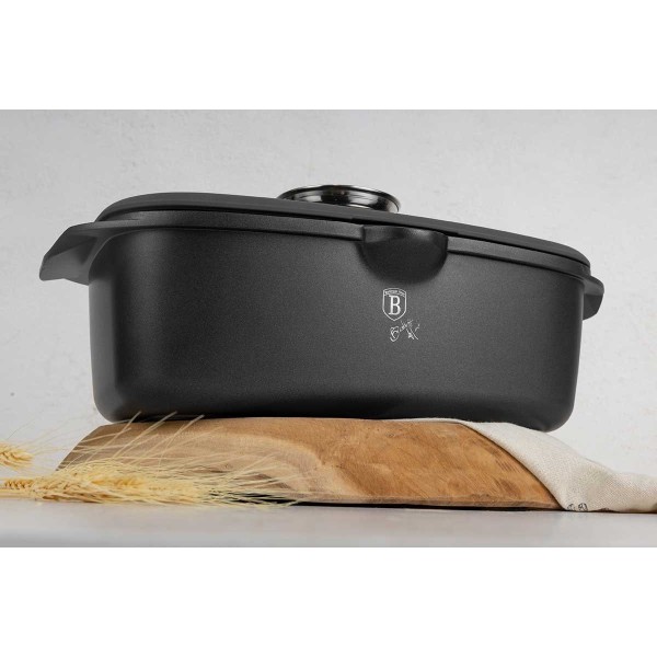 Brytfanna Berlinger Haus BH-8771 Antracyt z aromatyzerem do pieczenia