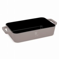 Емальована чавунна форма для запікання 30X20X7 см 3.0 л BERLINGER HAUS STRONG MOLD TAUPE BH-6526