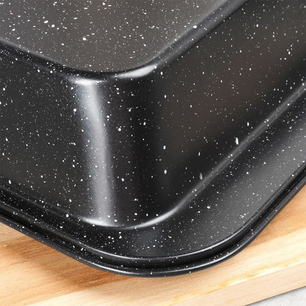 Brytfanna VILDE 279025 — brytfanna do piekarnika 37,5×25,5×5 cm, granitowa