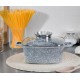 BRYTFANNA GARNEK KWADRATOWY 3.5L 22cm ZILNER GREY ZL-7058