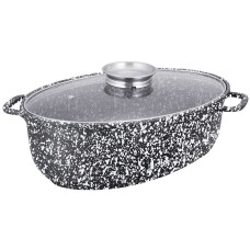 Форма для запікання Klausberg KB-7366 38 см з керамічним покриттям та кришкою для смаження та випікання