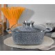 Garnek kwadratowy Zilner ZL-7059 5.5L 26cm Brytfanna do pieczenia i duszenia w kuchni