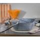 Garnek kwadratowy Zilner ZL-7059 5.5L 26cm Brytfanna do pieczenia i duszenia w kuchni