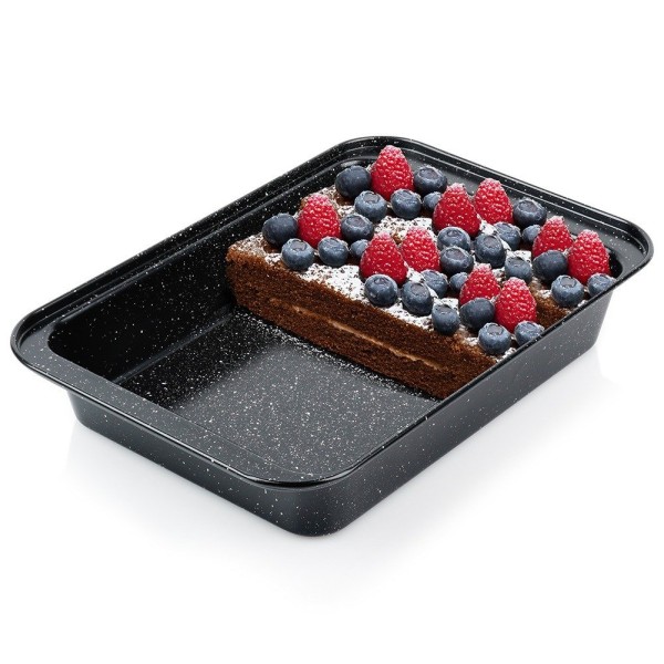 Brytfanna VILDE 279024 — brytfanna do piekarnika 28x19x5 cm, powłoka granitowa