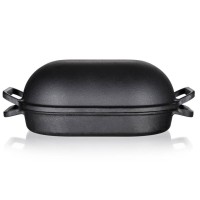 Господарська жаровня, Banquet BRYTFANNA 39 cm, чавунна, 3+4 л, для запікання та тушкування