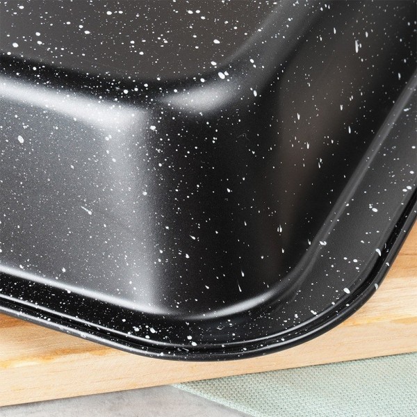 Brytfanna VILDE 279026 — brytfanna do piekarnika 47,5×32×5,5 cm, granitowa