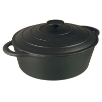 Блюдо для запікання, Kinghoff KH-2255, чавунне 29 см 4,5 л — для запікання м’яса й овочів