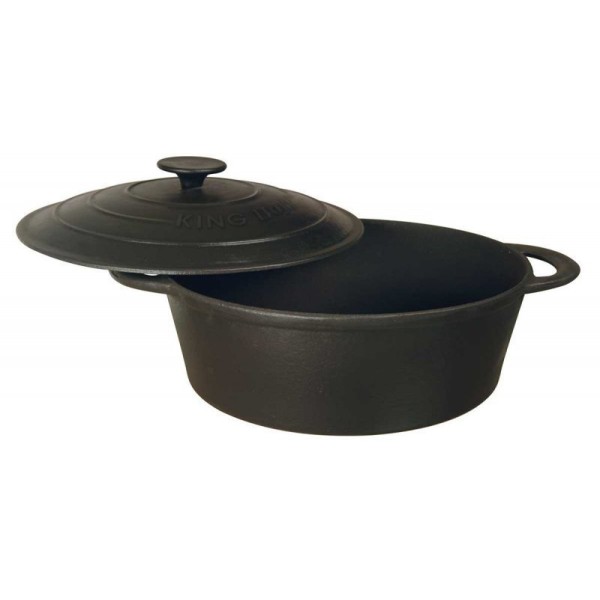 Brytfanna żeliwna, Kinghoff KH-2255 — do pieczenia i duszenia, 29 cm/4,5 l