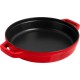 Zestaw brytfann Staub 3 szt. z pokrywką 24 cm czerwony