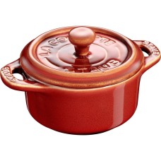 Гарячий посуд Staub Mini cocotte, для гарячих страв, 200 мл, каштановий