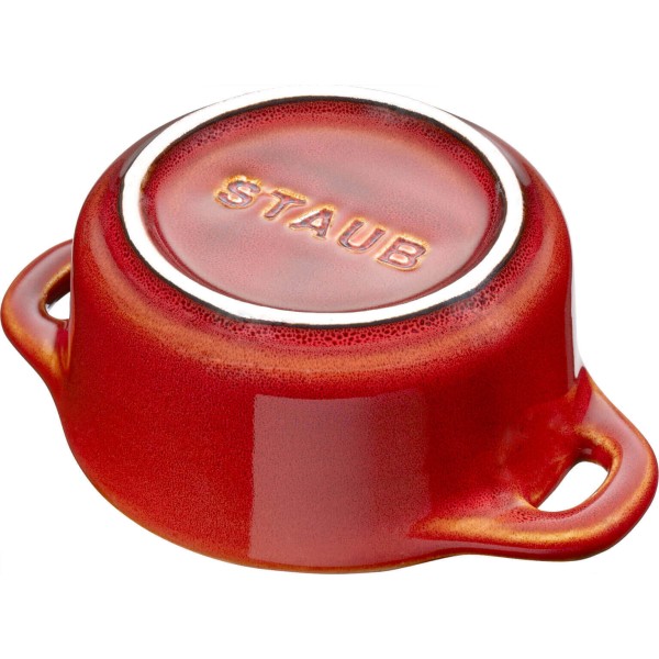 Mini brytfanna Staub Gift Giving okrągła 200 ml kasztanowa