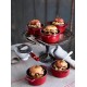 Гарний кухонний горщик Staub Mini Cocotte круглий 200 мл, червоний – для приготування порційних страв