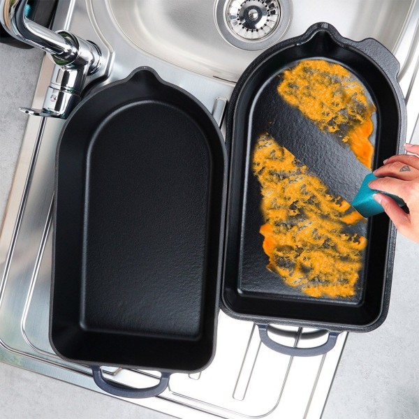 Brytfanna LITINA ORION 127038 — gęsiarka żeliwna emaliowana 2w1 do piekarnika 4/2L