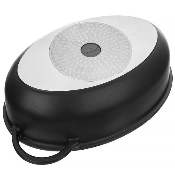 Brytfanna ORION GRANDE 127028 — gęsiarka owalna do piekarnika, granitowa 8L 45×27,5 cm