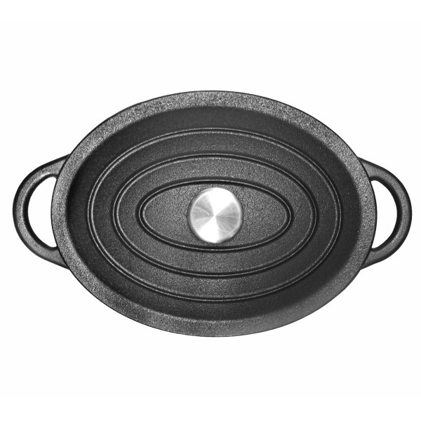 Жаровня чавунна, Krisberg KS-2553 4.7 л (29 см) — для запікання та сковорідного грилювання