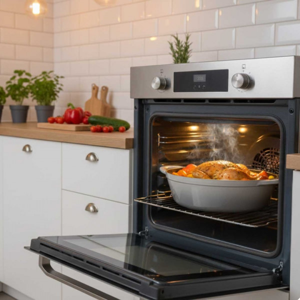 Емальована чавунна сковорода для запікання 6 л, колір HAGE сірий