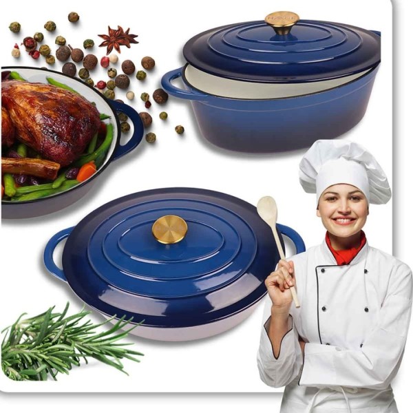 Бісквітниця емальована чавунна gęsiarka 6L HAGE (6 л)