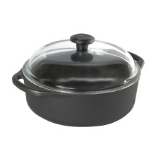 Жаростійке посудине SKEPP, Naczynie żeliwne 3l ze szklaną pokrywą — для запікання й подачі, 3 л