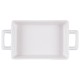 Жаростійкий посуд, HIT, 259200 — порцелянове прямокутне біле 20×10×4 см, 300 мл для запікання та сервірування