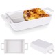 Жаростійкий посуд, HIT, 259200 — порцелянове прямокутне біле 20×10×4 см, 300 мл для запікання та сервірування