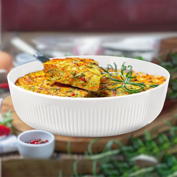 Жаростійкий посуд Orion 129808, порцелянове квадратне блюдо 29×29×8 см, 4 л (для запікання)