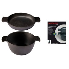 Набір посуду SKEPP Zestaw — жароміцне глибоке блюдо 3 л + сковорода 23 см, для запікання та смаження